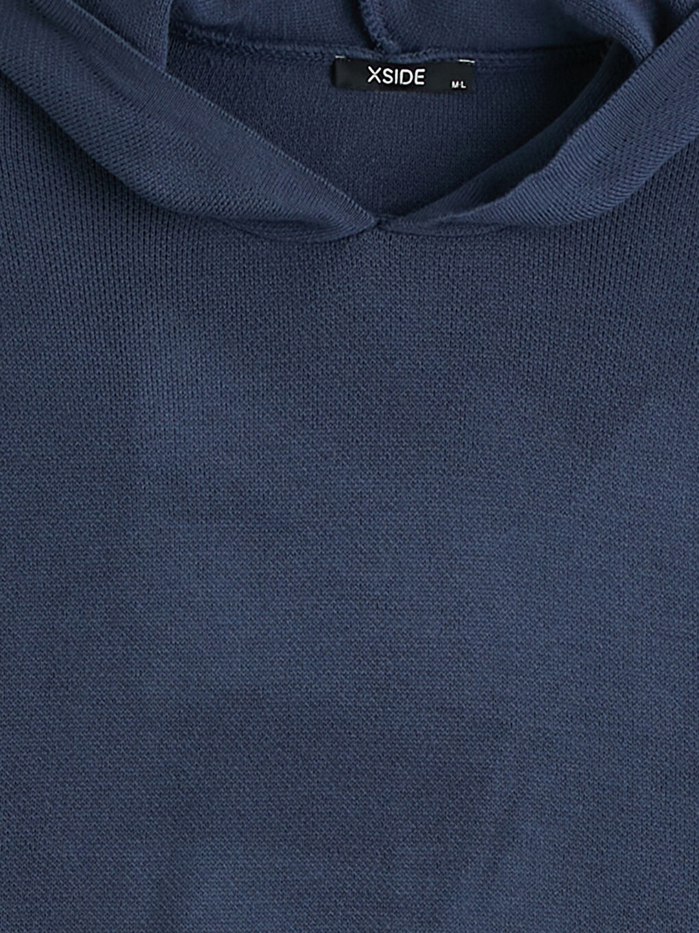 İndigo Regular Fit Kapüşonlu Erkek Triko Kazak-1