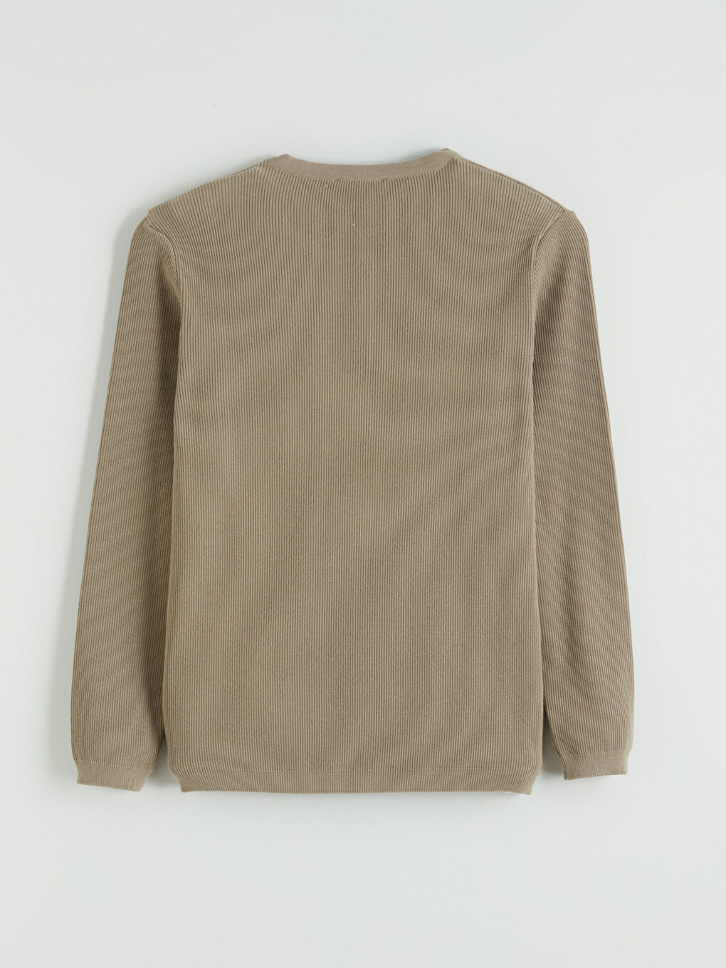 Haki Bisiklet Yaka Erkek Triko Kazak