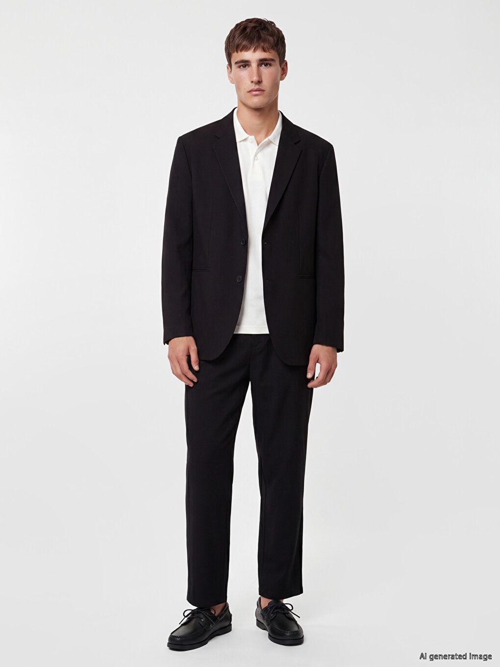 Siyah Regular Fit Erkek Blazer Ceket-1