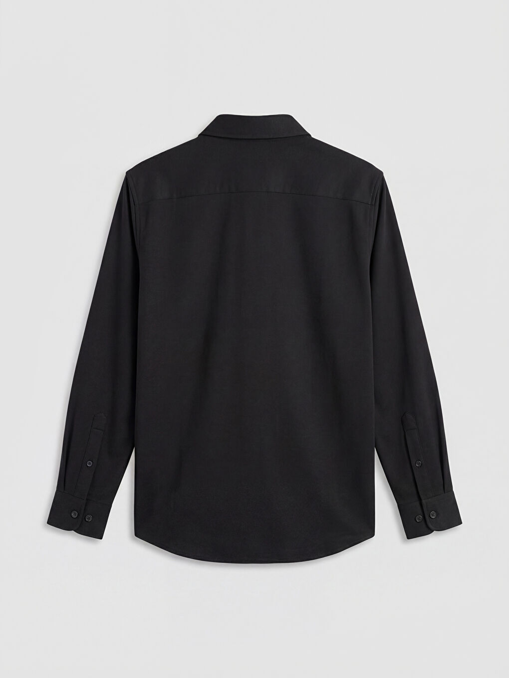 Siyah Slim Fit Erkek Gömlek-1