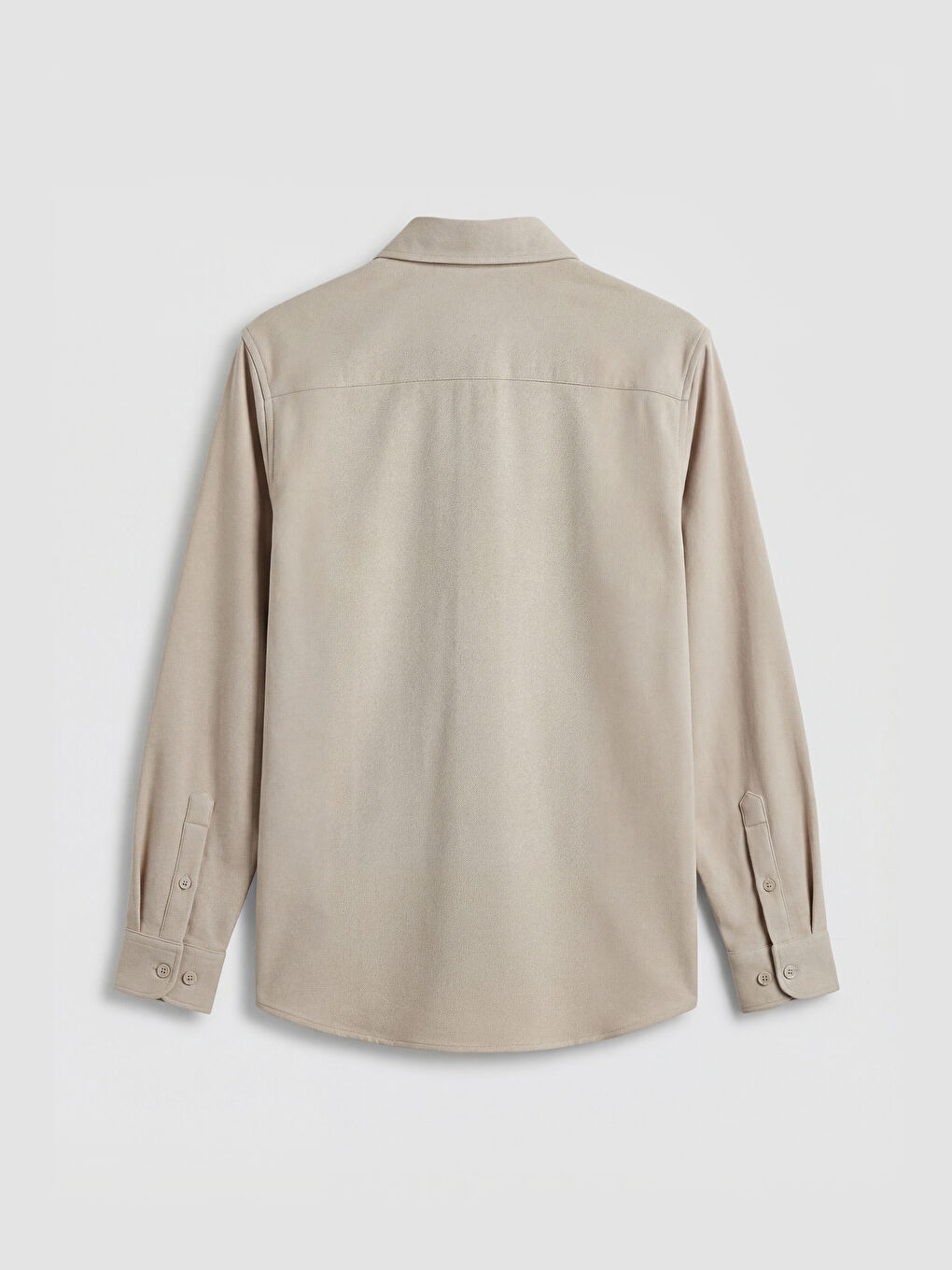 Bej Slim Fit Erkek Gömlek-1