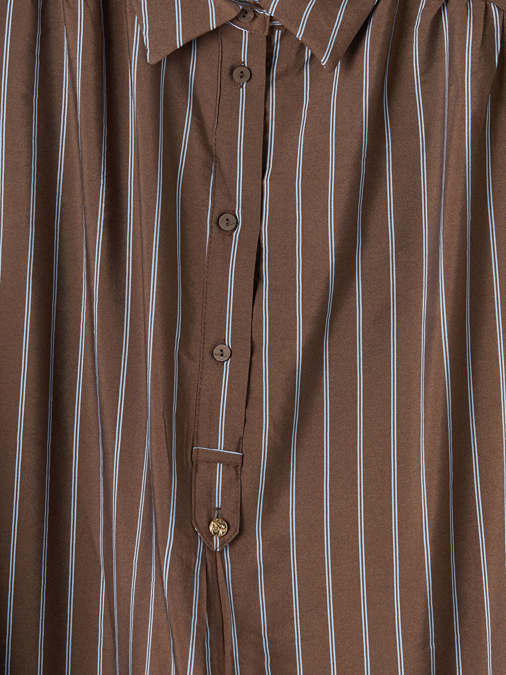Striped Women's Shirt Tunic-2