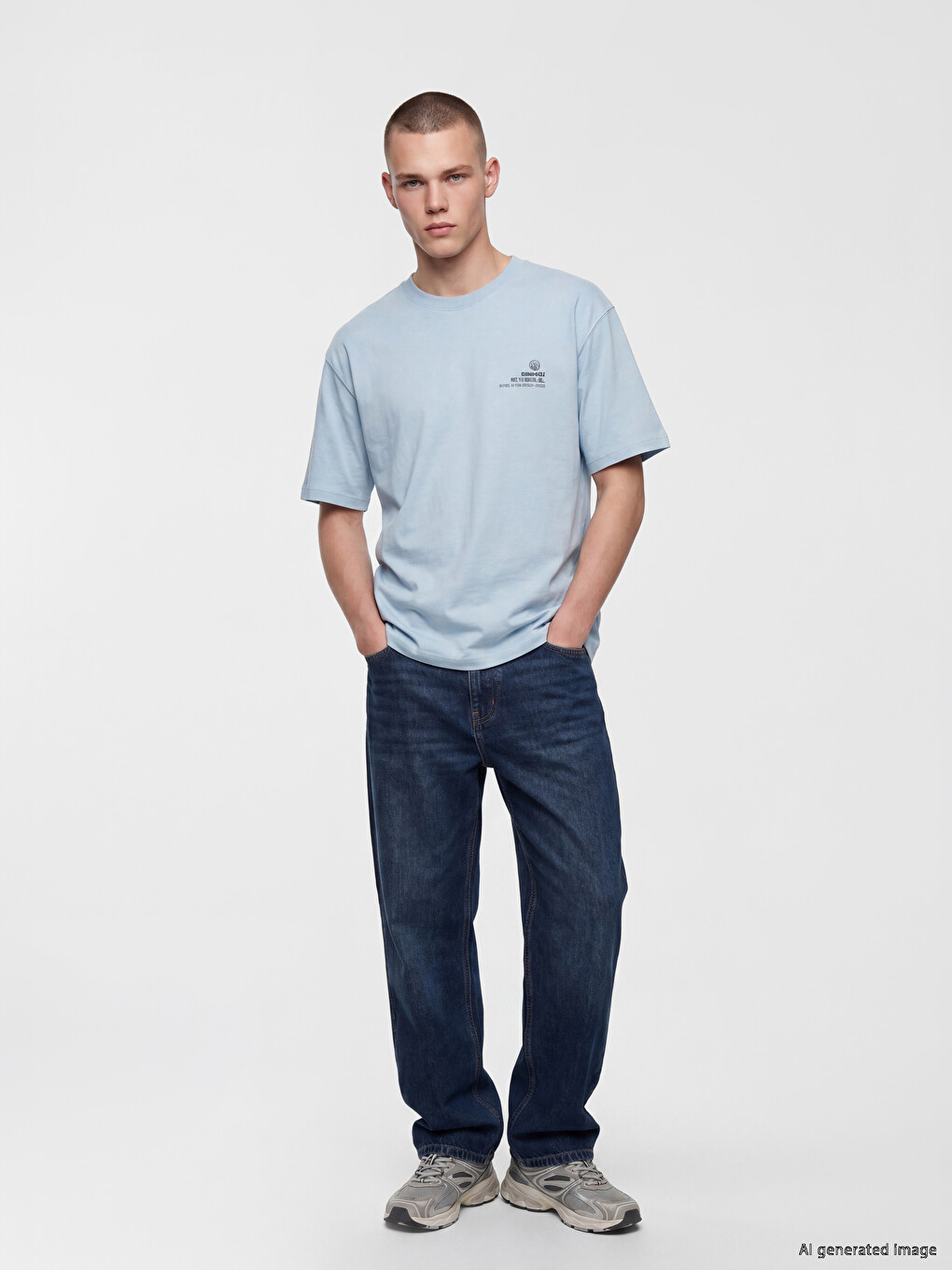 Relax Fit Printed Men's T-shirt-1