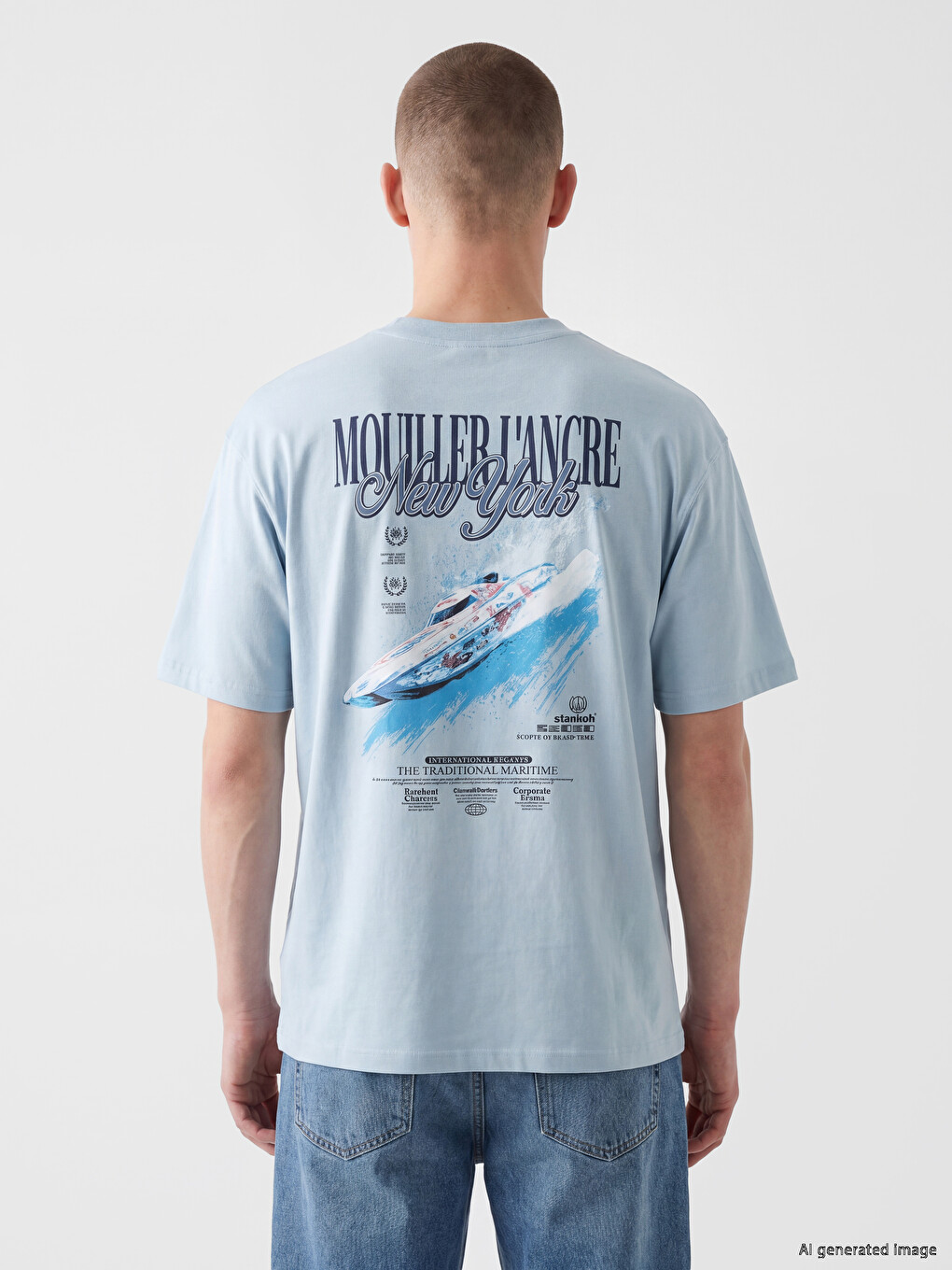 Relax Fit Printed Men's T-shirt-3