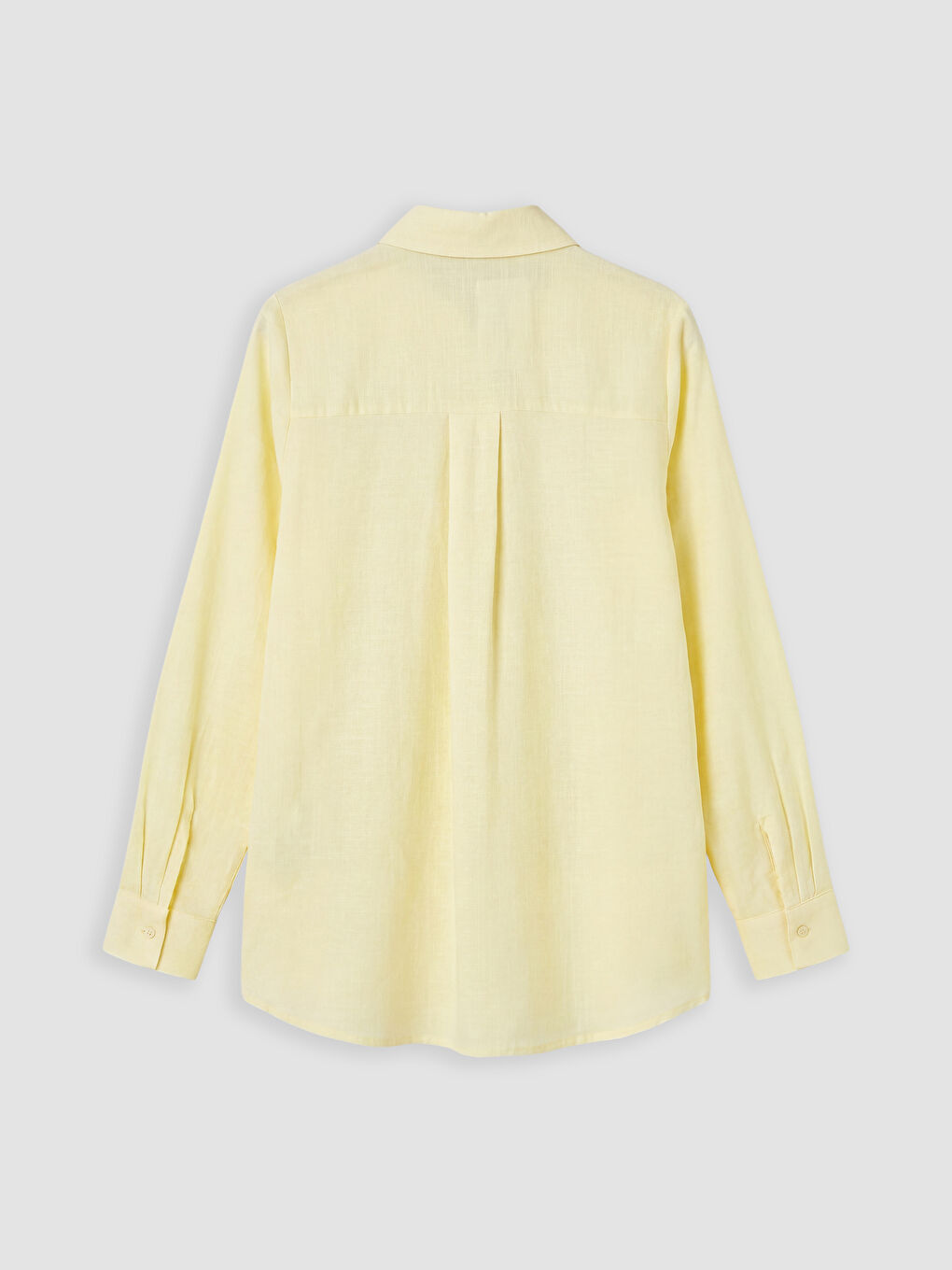 Sarı Kadın Gömlek Tunik-1