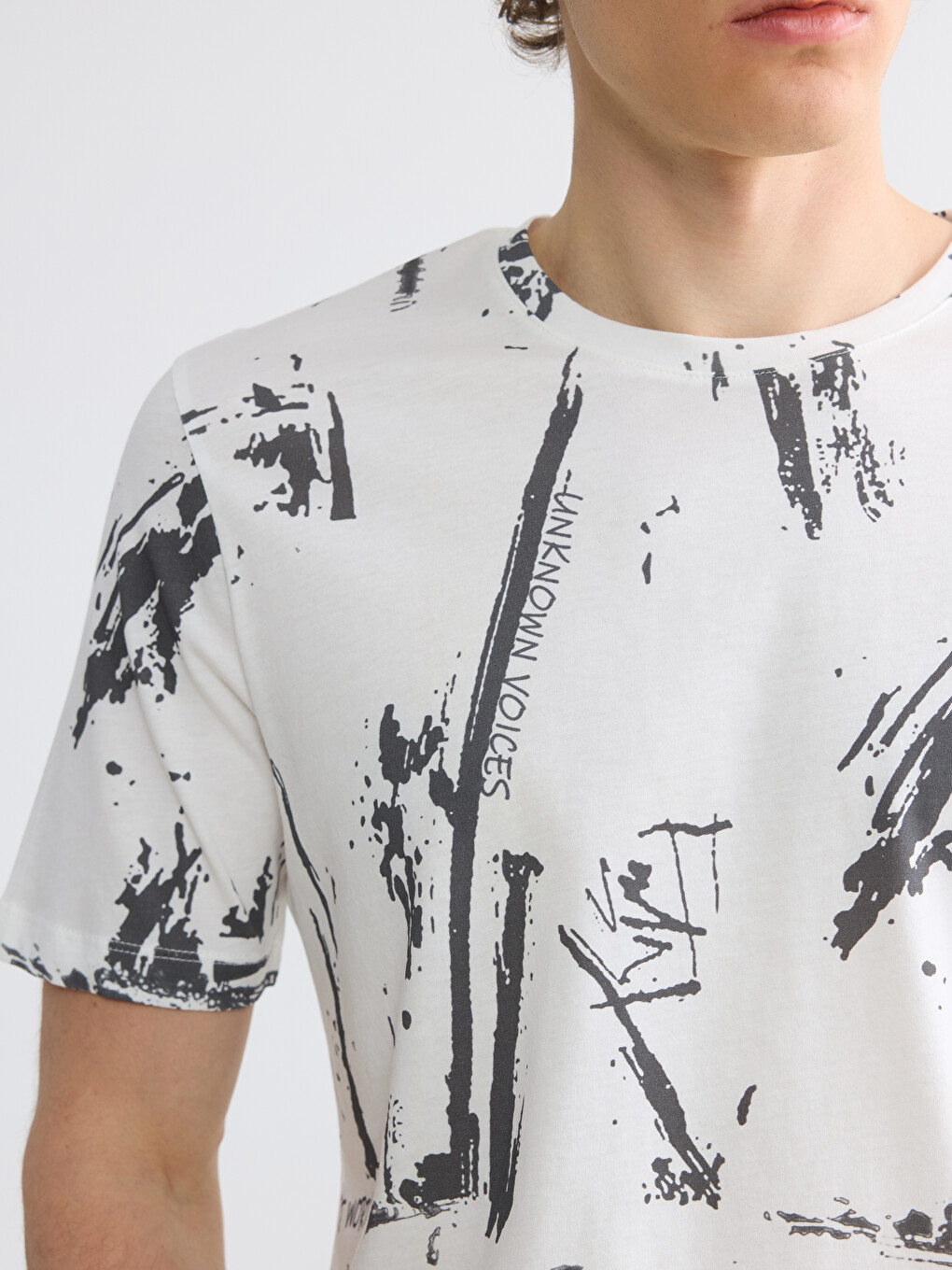 Crew Neck Printed Men's T-Shirt-2