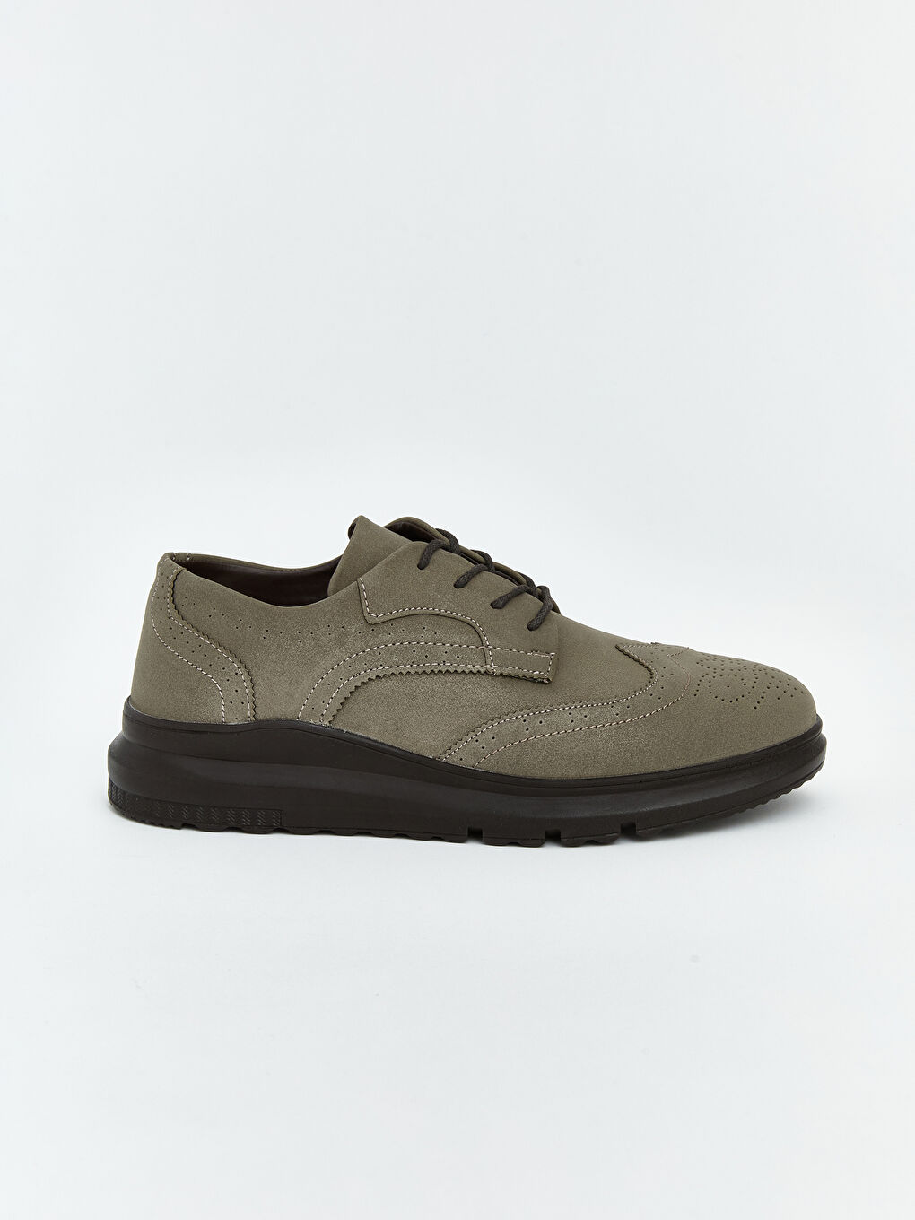 Bej Süet Görünümlü Erkek Klasik Ayakkabı-1