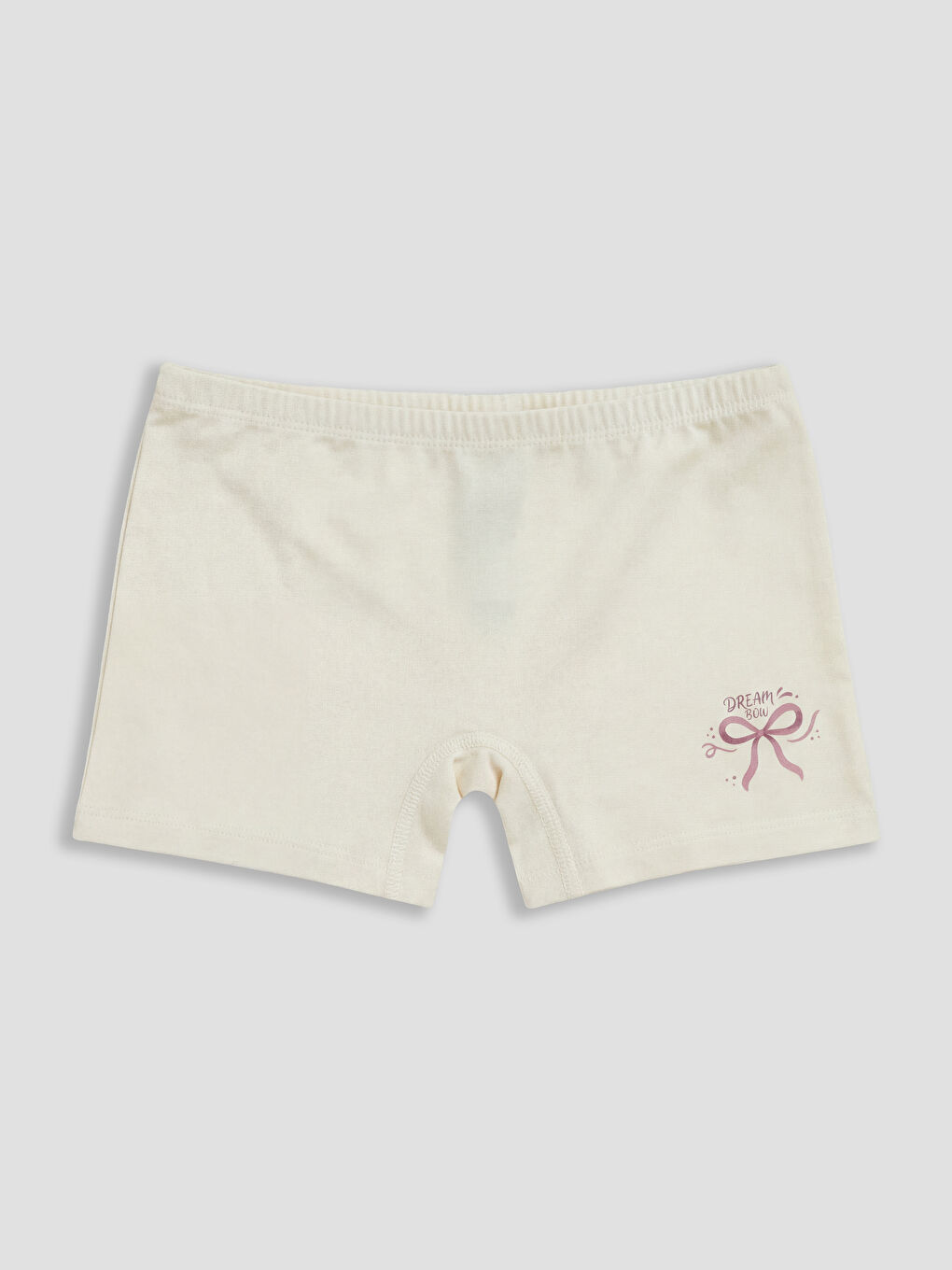 Ekru Kız Çocuk Boxer 3'lü-5
