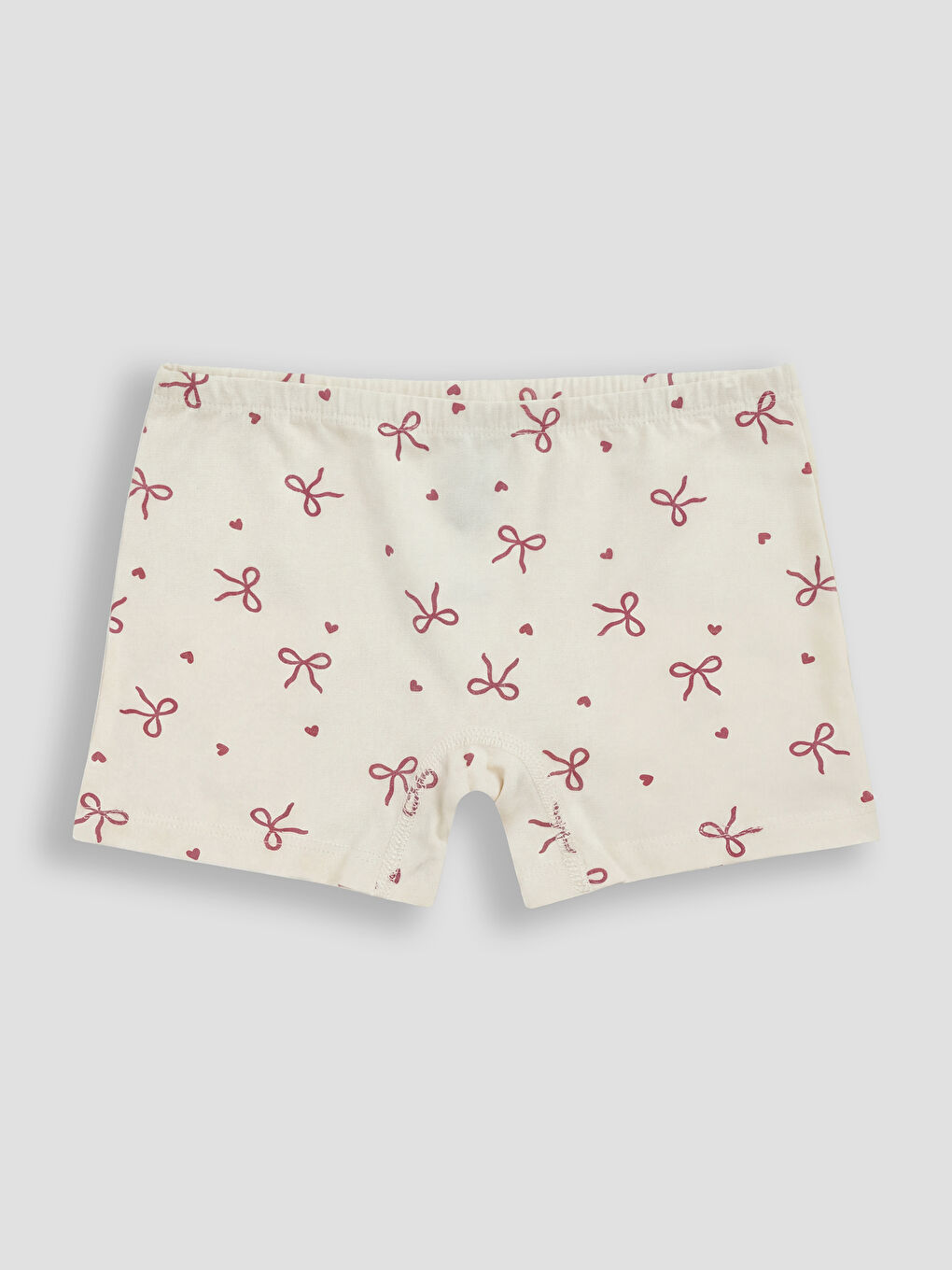 Ekru Kız Çocuk Boxer 3'lü-7