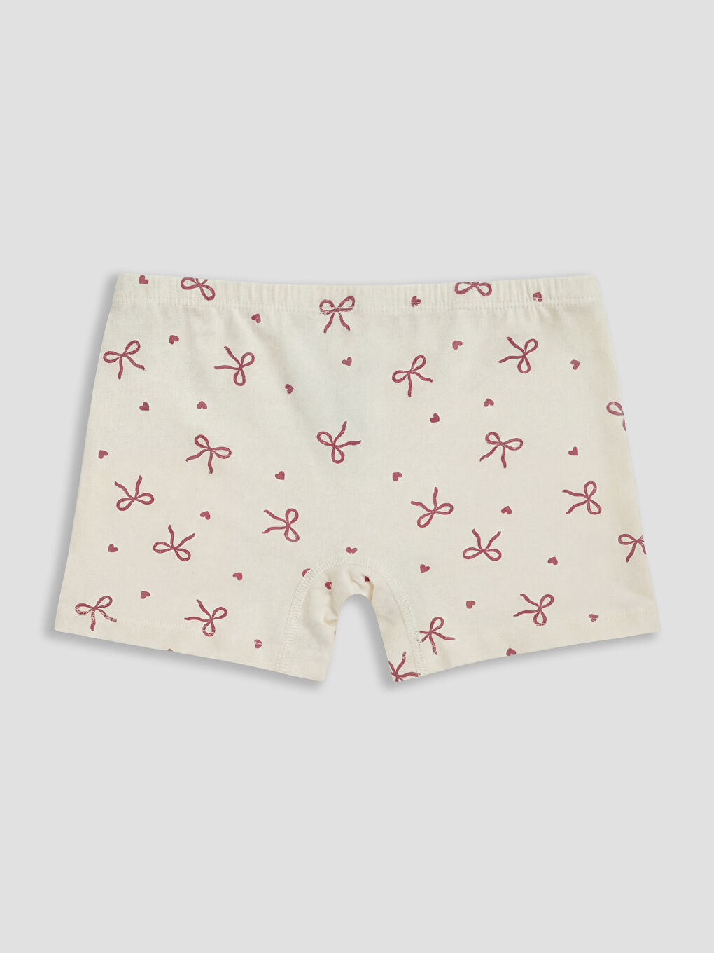 Ekru Kız Çocuk Boxer 3'lü-8