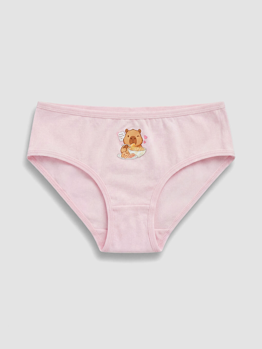 Pembe Baskılı Kız Çocuk Külot 3'lü-1
