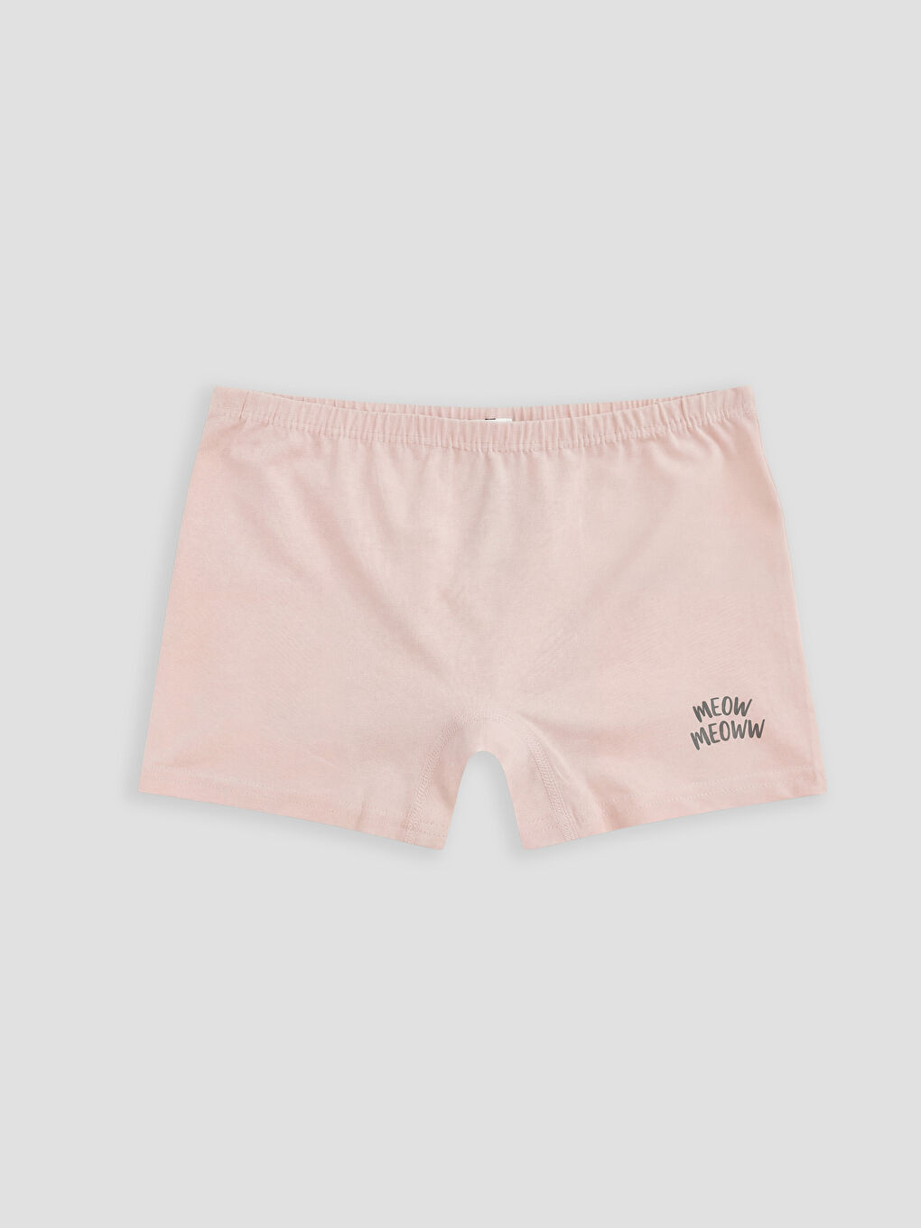 Pembe Baskılı Kız Çocuk Boxer 3'lü-1