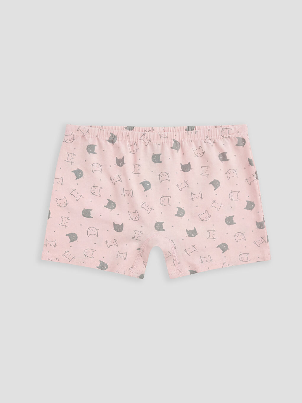 Pembe Baskılı Kız Çocuk Boxer 3'lü-2