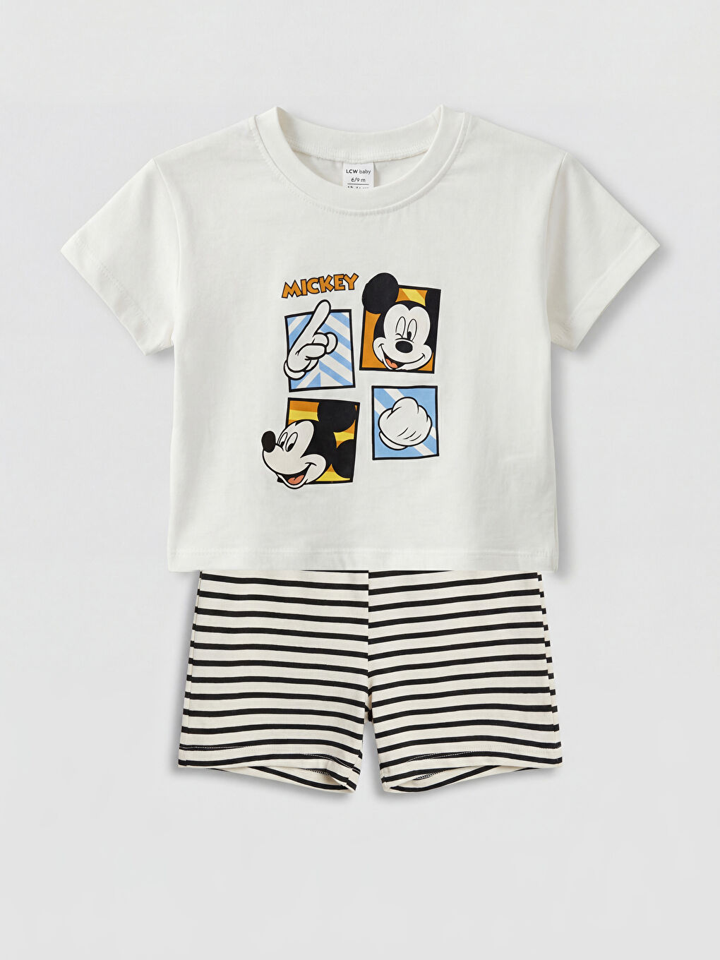 Mickey Mouse Printed Baby Boys' Shorts Set