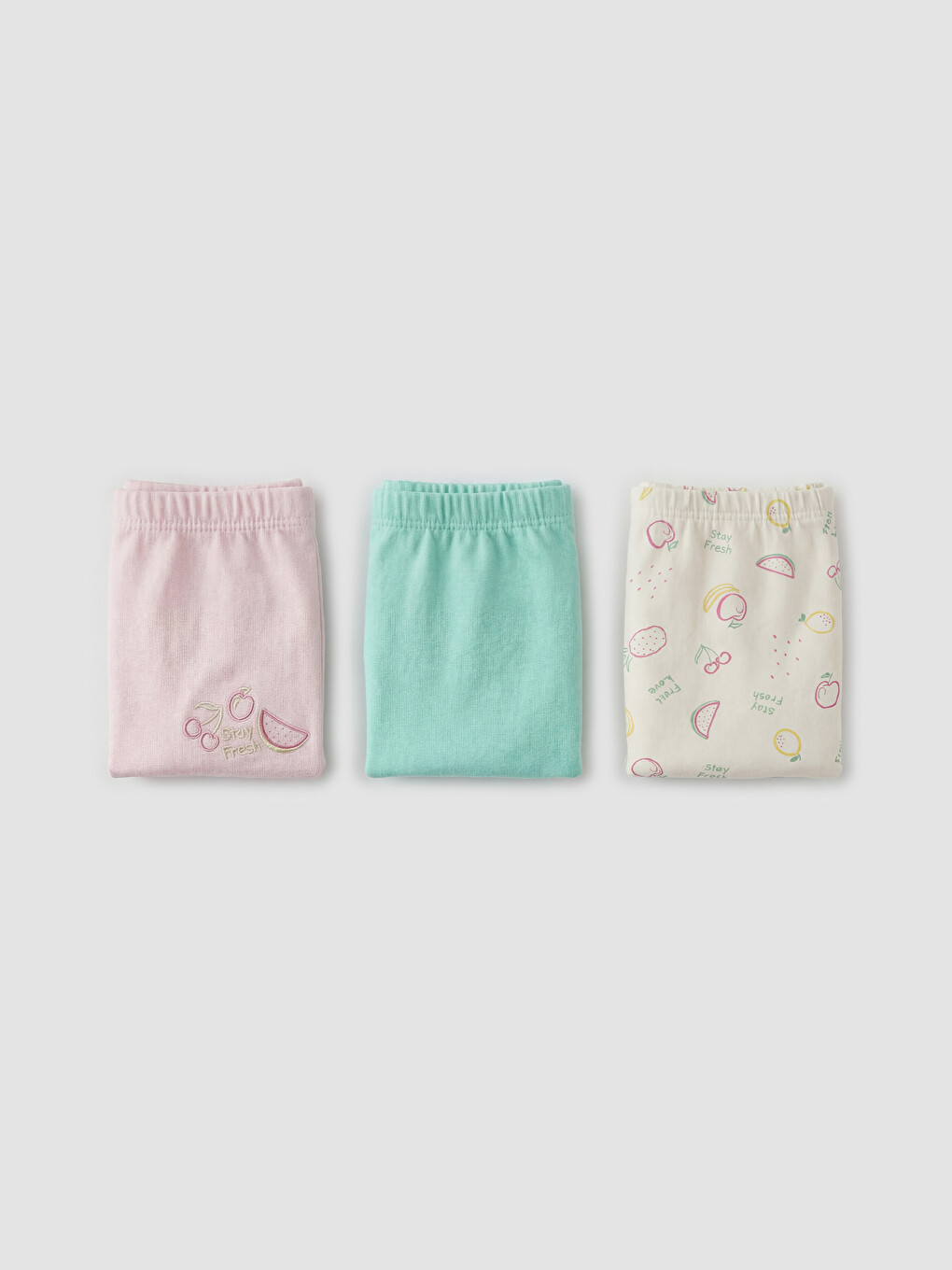 Printed Girls' Boxer 3-Pack