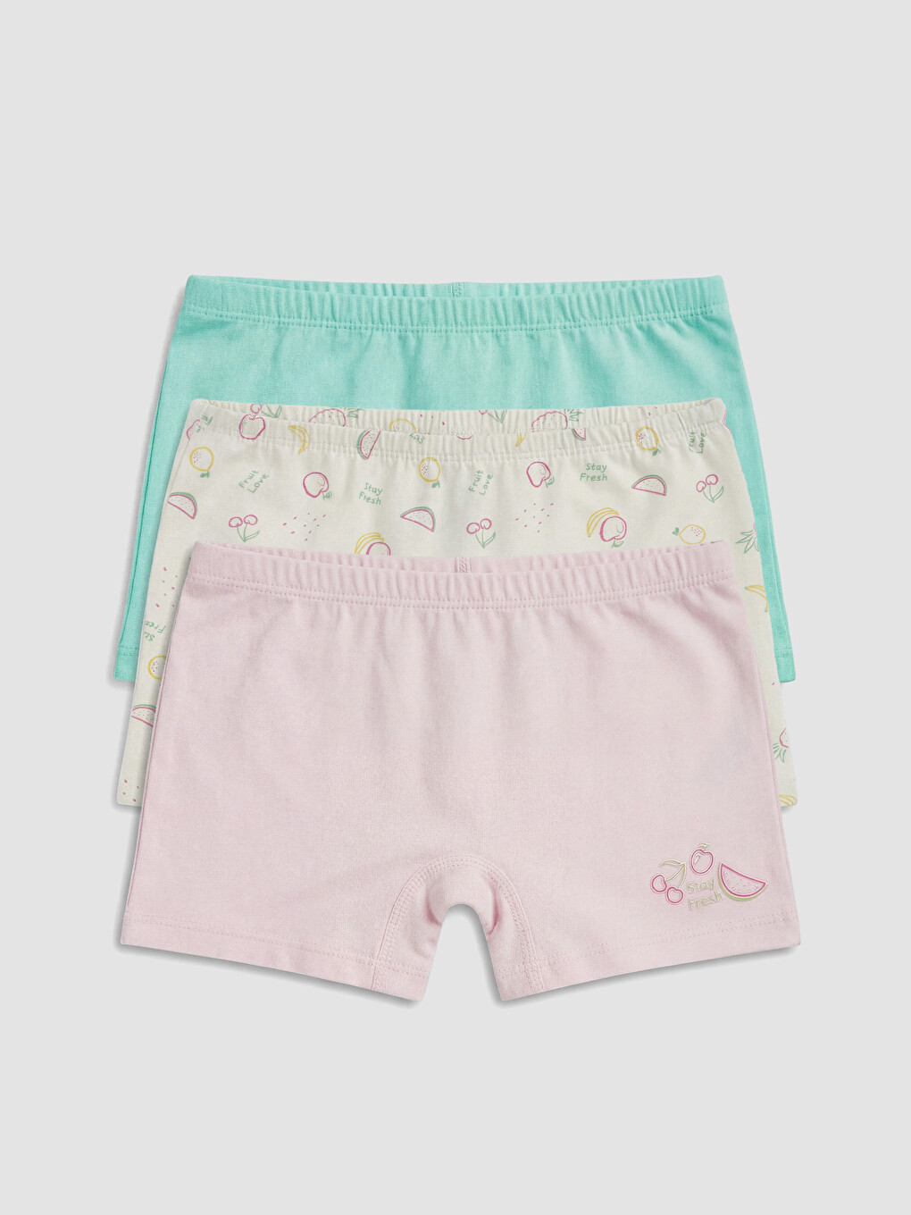 Printed Girls' Boxer 3-Pack-1