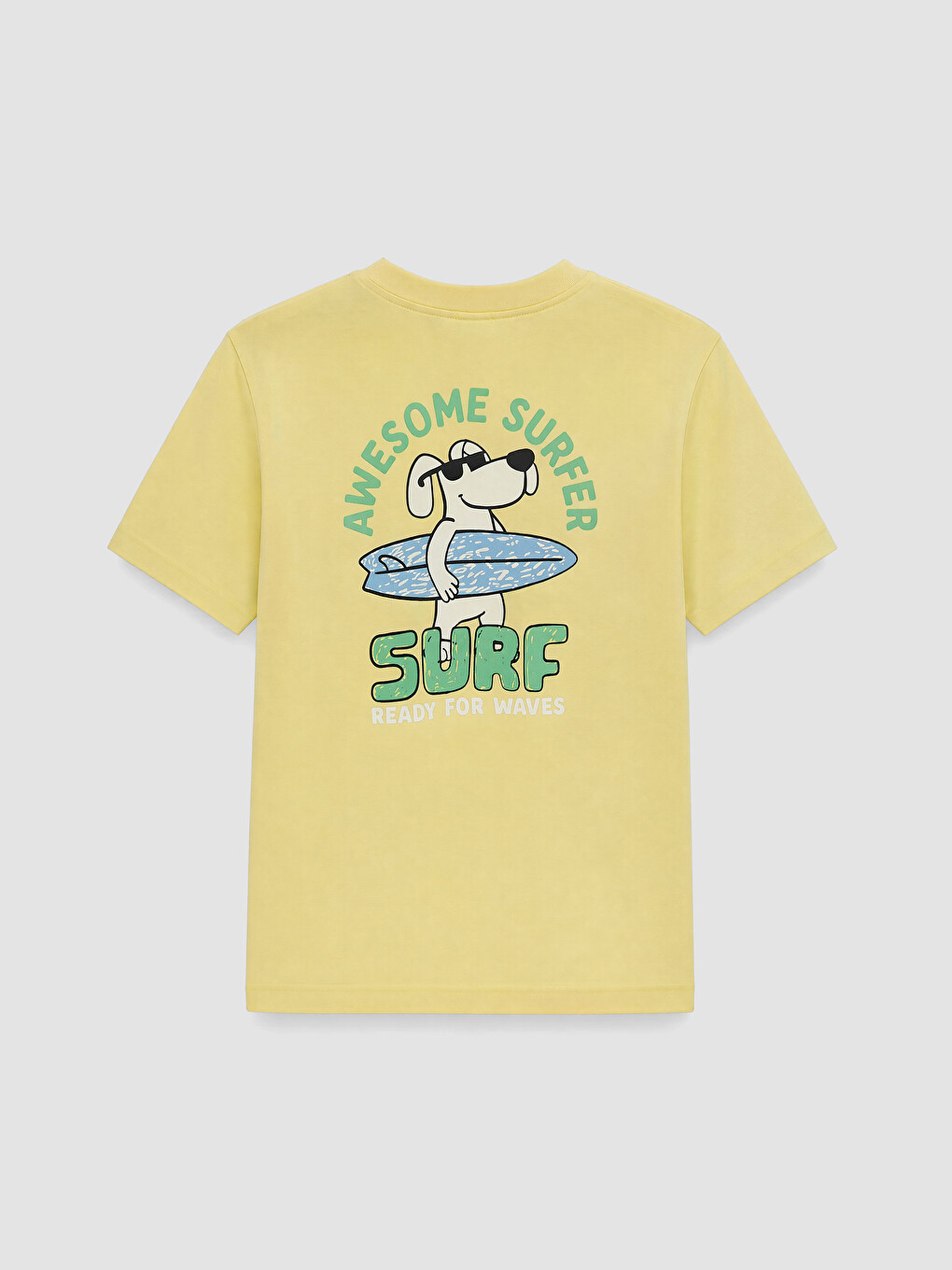 Crew Neck Printed Boys' T-shirt-1