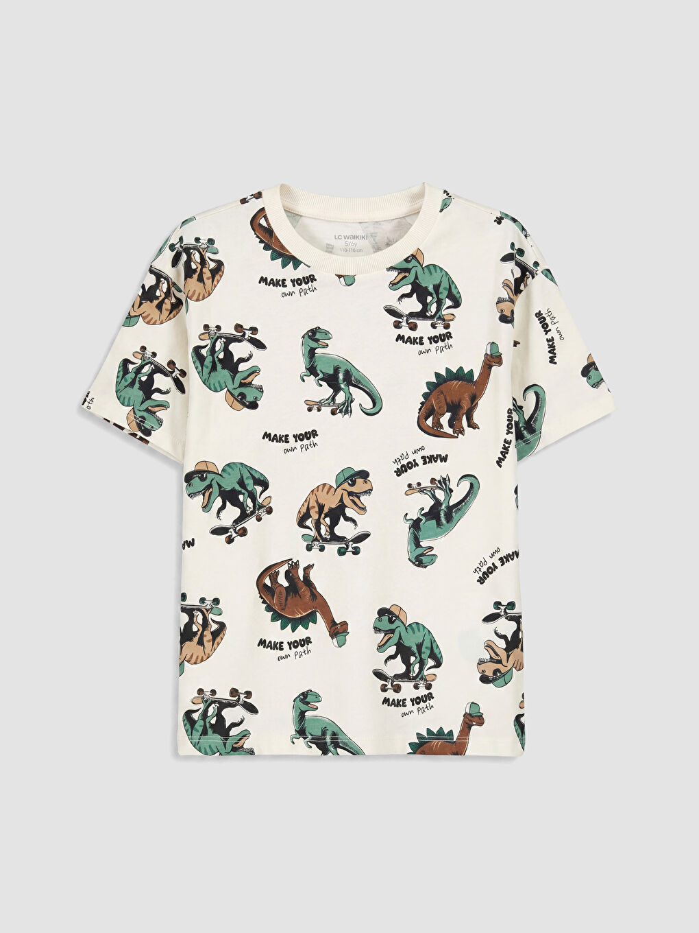 Dinosaur Printed Boys' Shorts Set-1