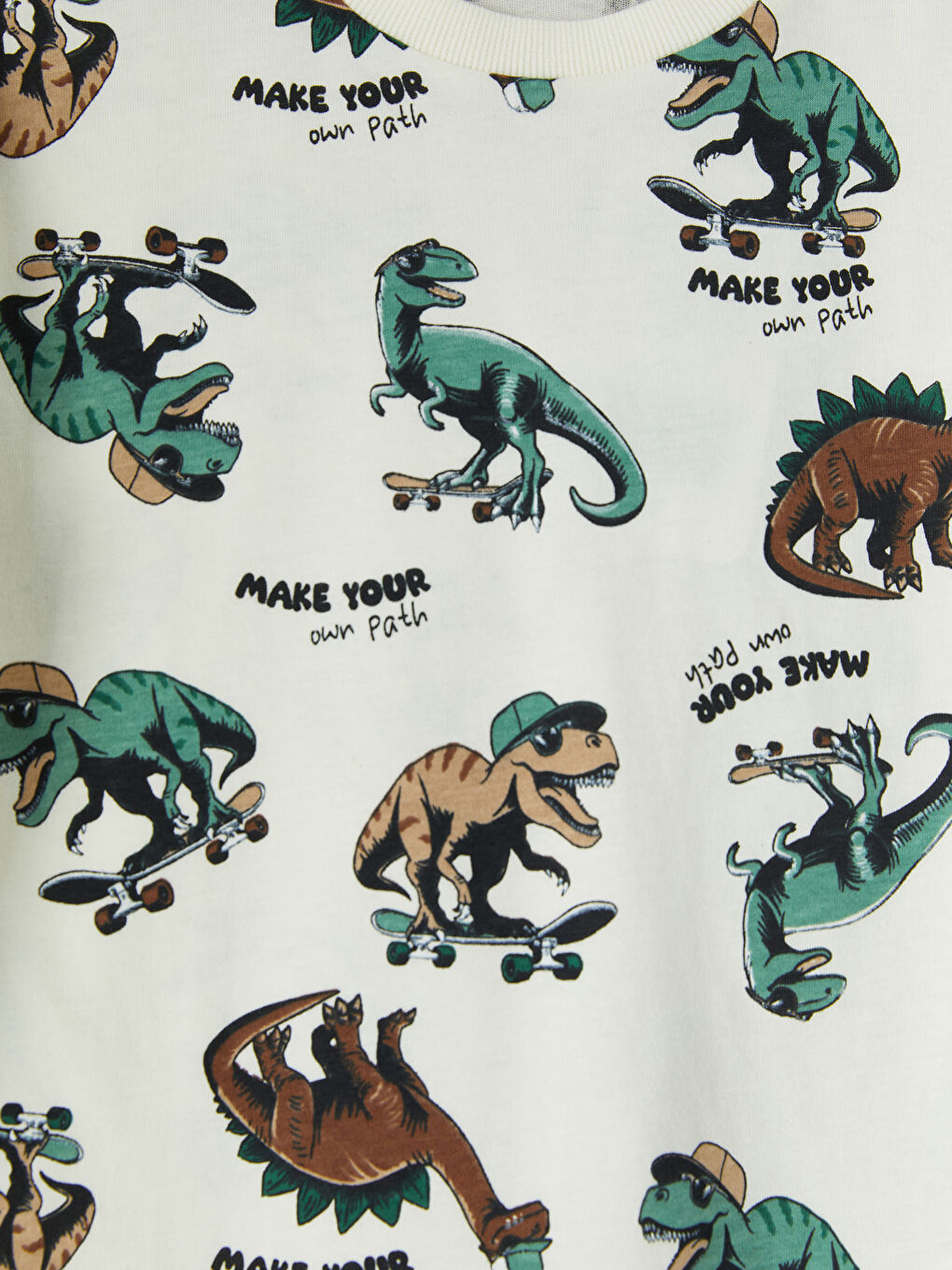 Dinosaur Printed Boys' Shorts Set-2