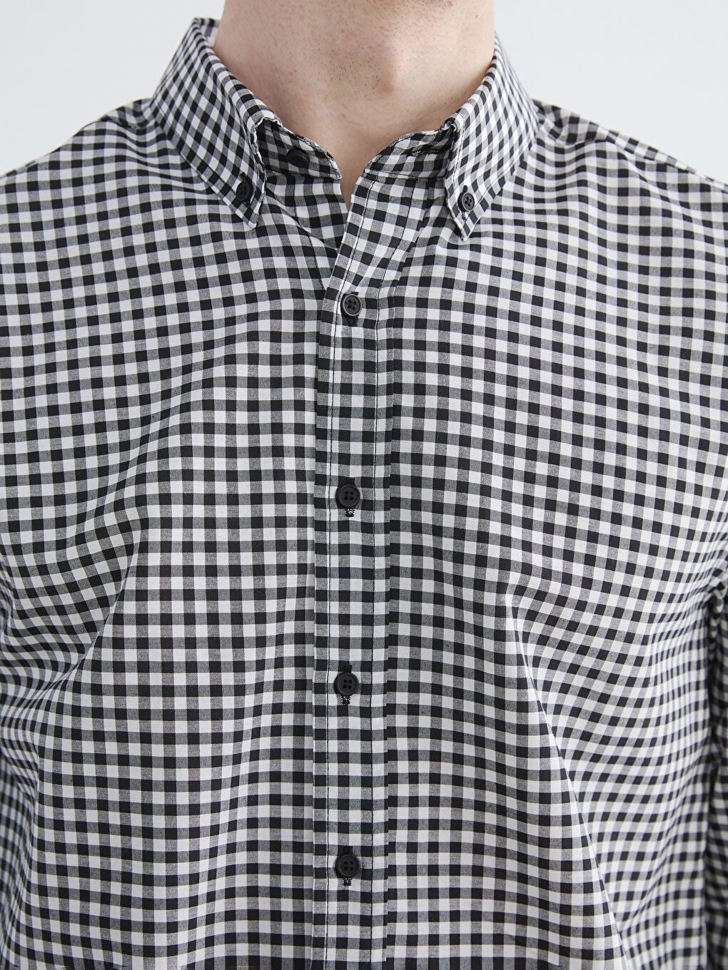 Regular Fit Plaid Men's Shirt-2