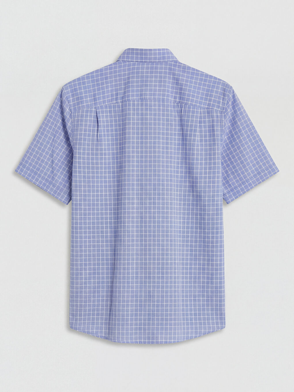 Mavi Regular Fit Ekose Erkek Gömlek-1