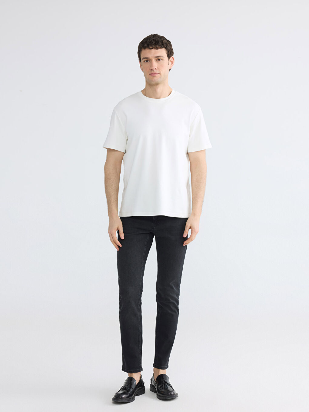 Siyah 750 Slim Fit Erkek Jean Pantolon