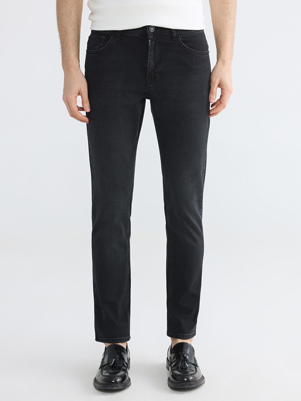 Siyah 750 Slim Fit Erkek Jean Pantolon-1
