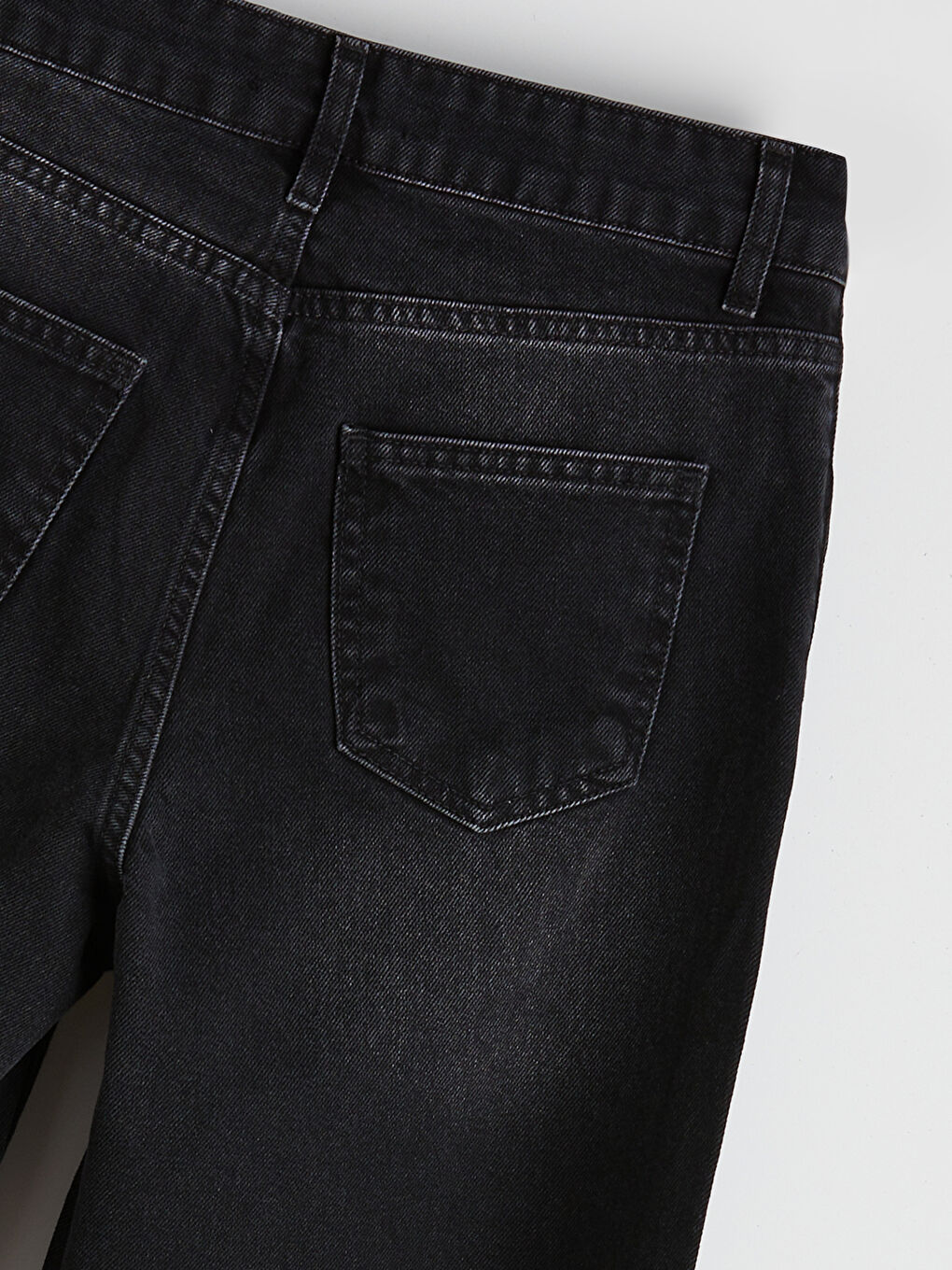 Kahverengi Barrel Fit Kadın Jean Pantolon-1