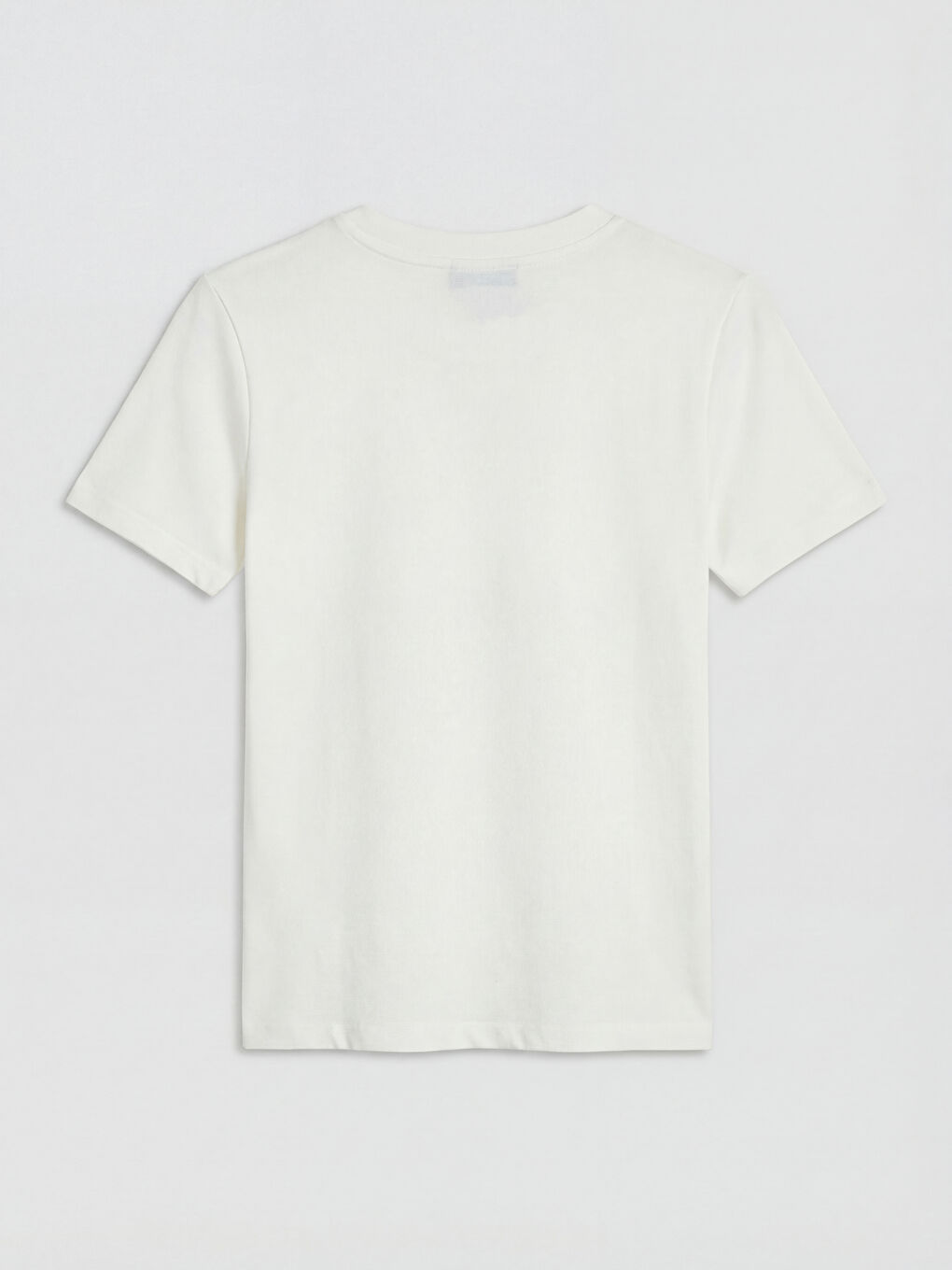 Ekru Bisiklet Yaka Taşlı Bluz-1