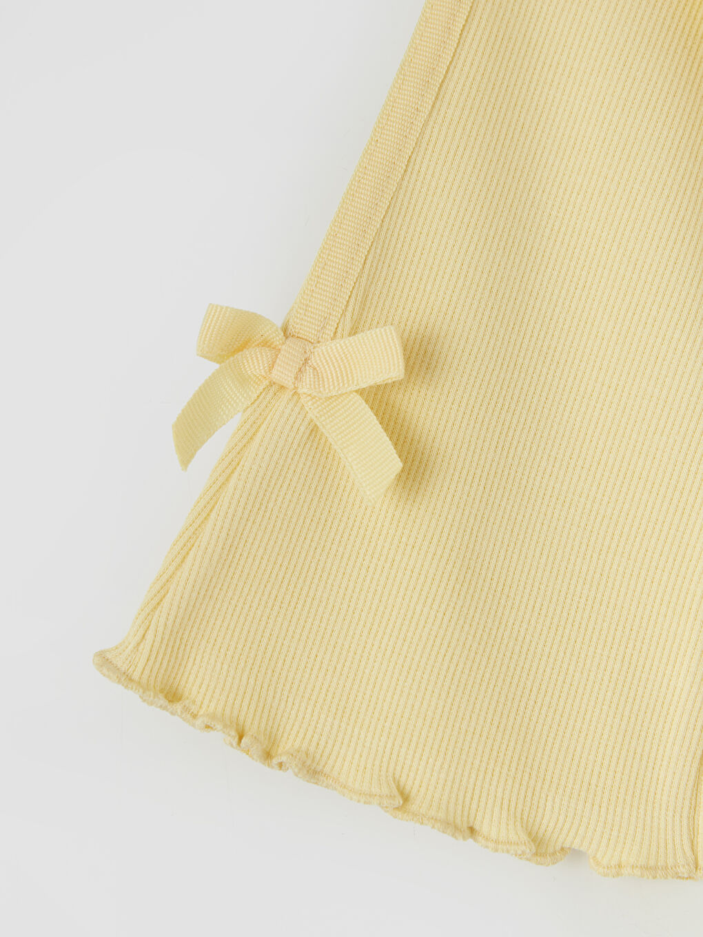 Pembe Fitilli Kız Bebek İspanyol Paça Tayt 2'li-6