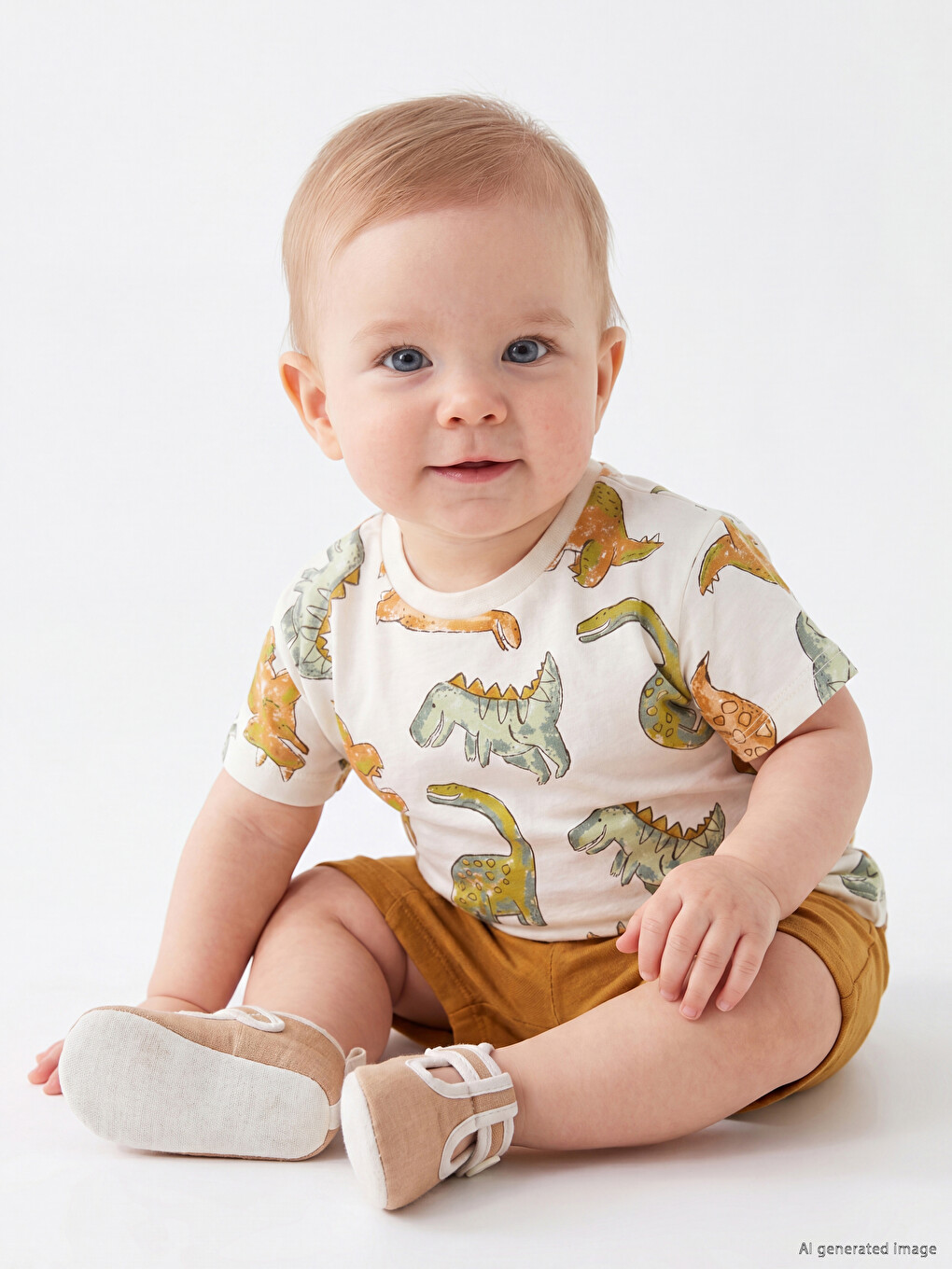 Dinosaur Printed Baby Boys' Set