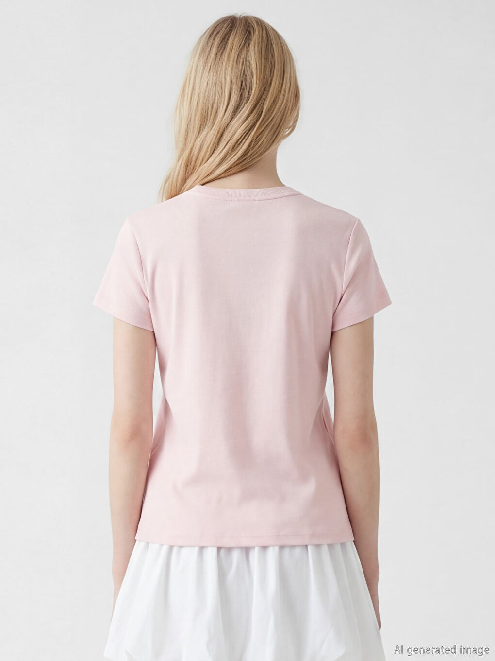 Crew Neck Women's T-Shirt-3