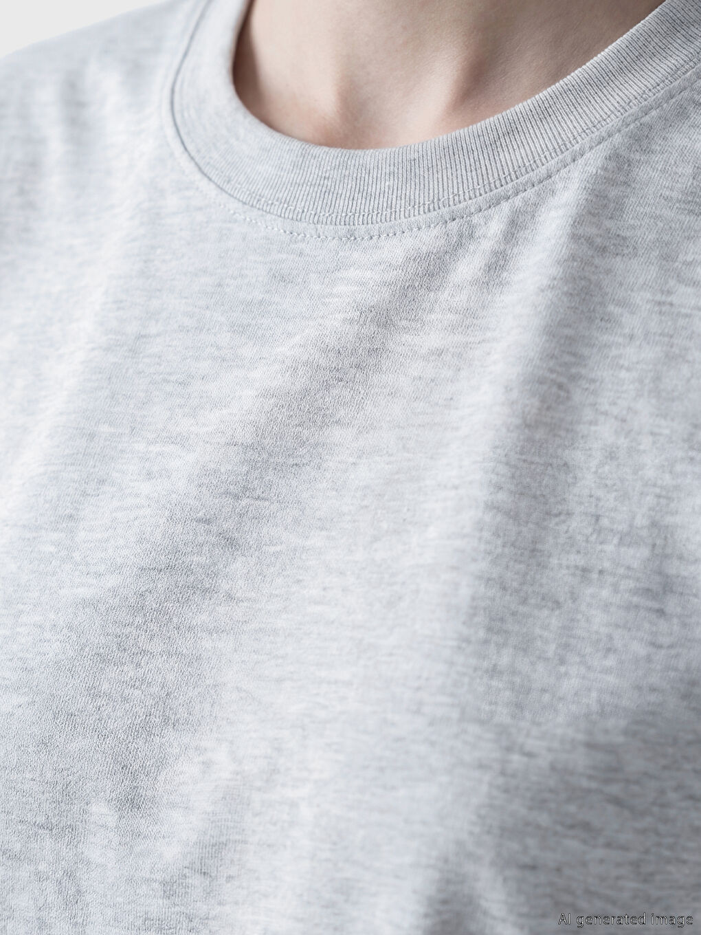 Bisiklet Yaka Kadın Tişört	-2