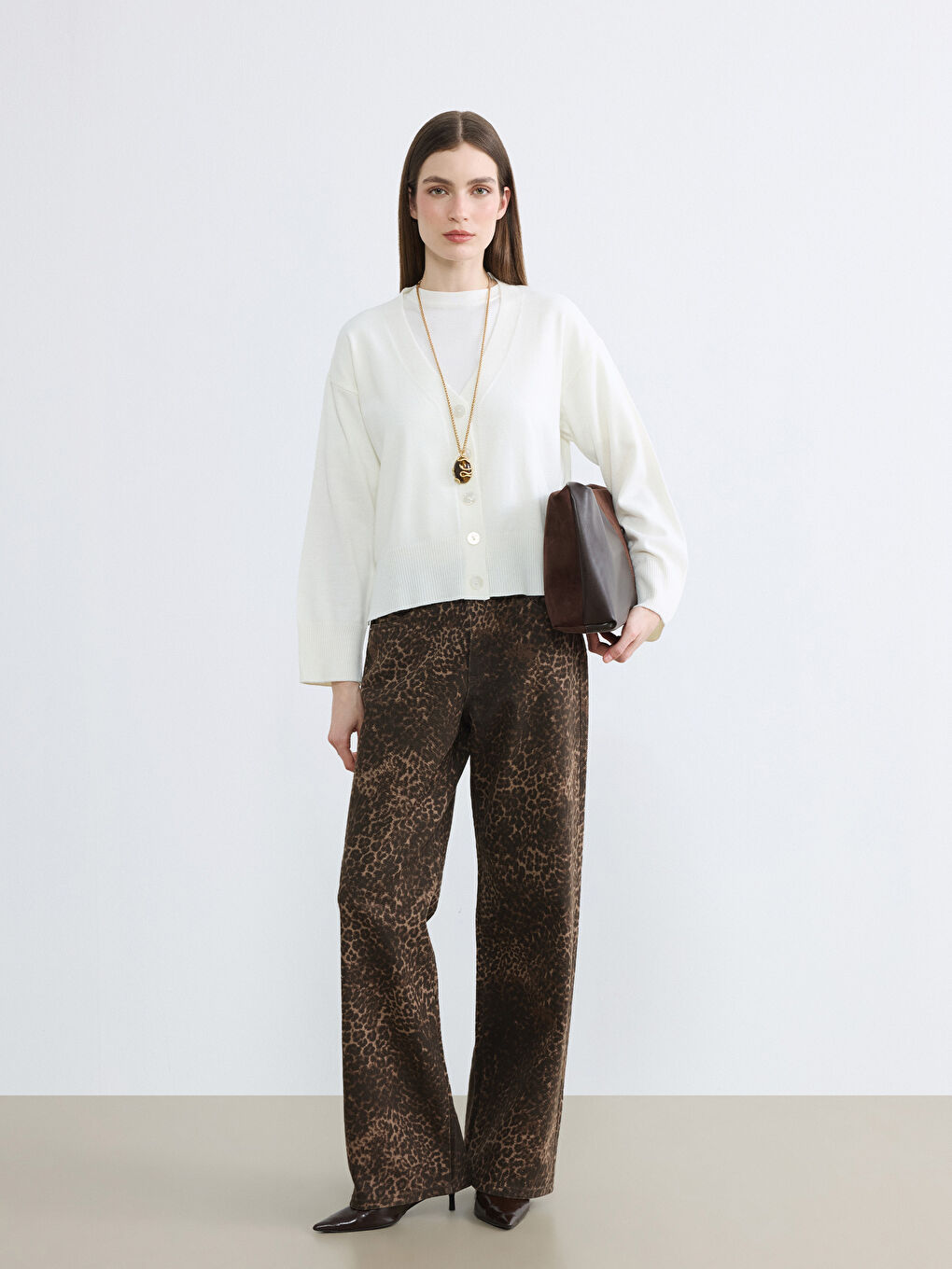 Woman BEIGE Cardigan-1