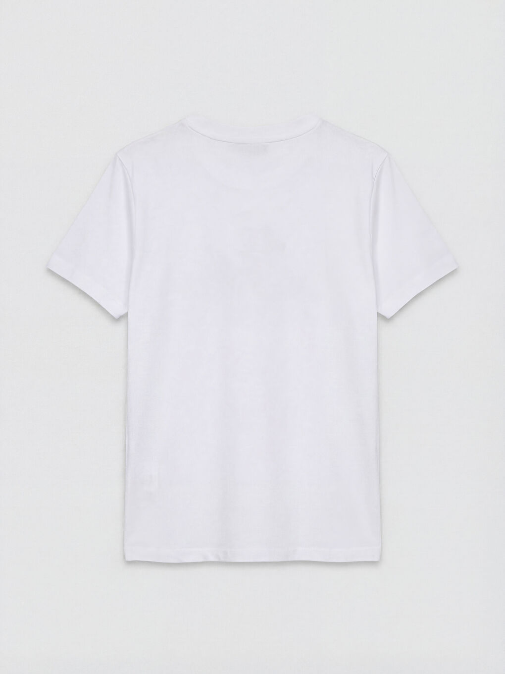 Beyaz New York Baskılı Kadın Tişört-1