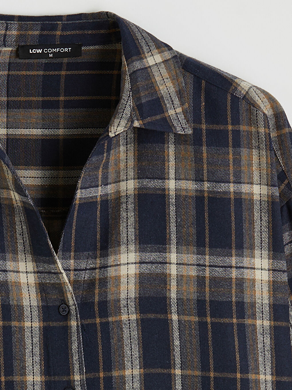 торлы оверсайз әйелдер фланель жейдесі-4