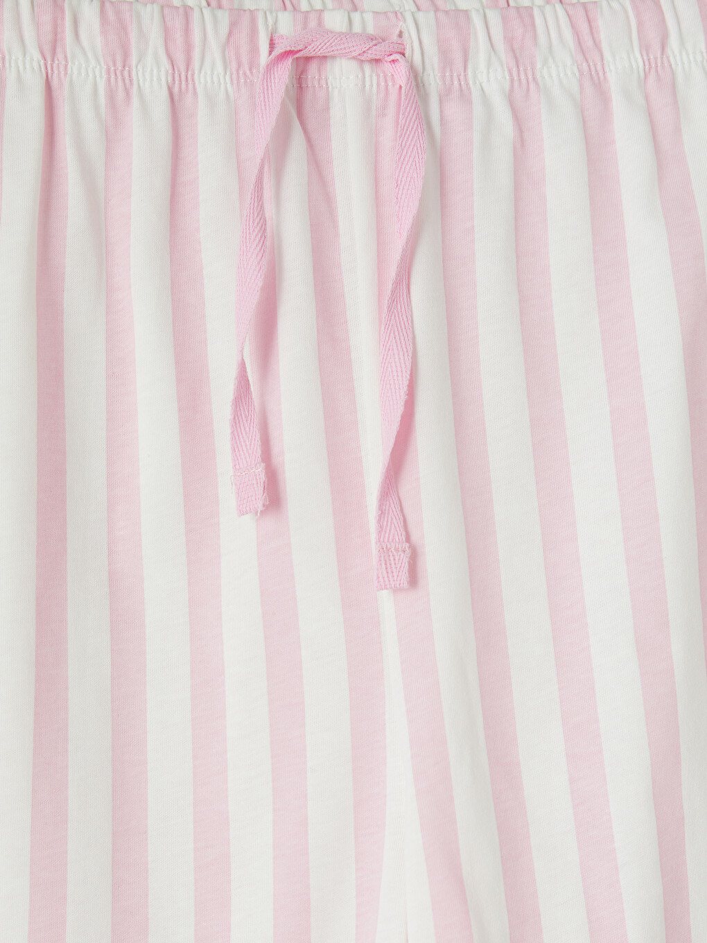 Pembe Beli Lastikli Kadın Şort Pijama Altı 2'li-6