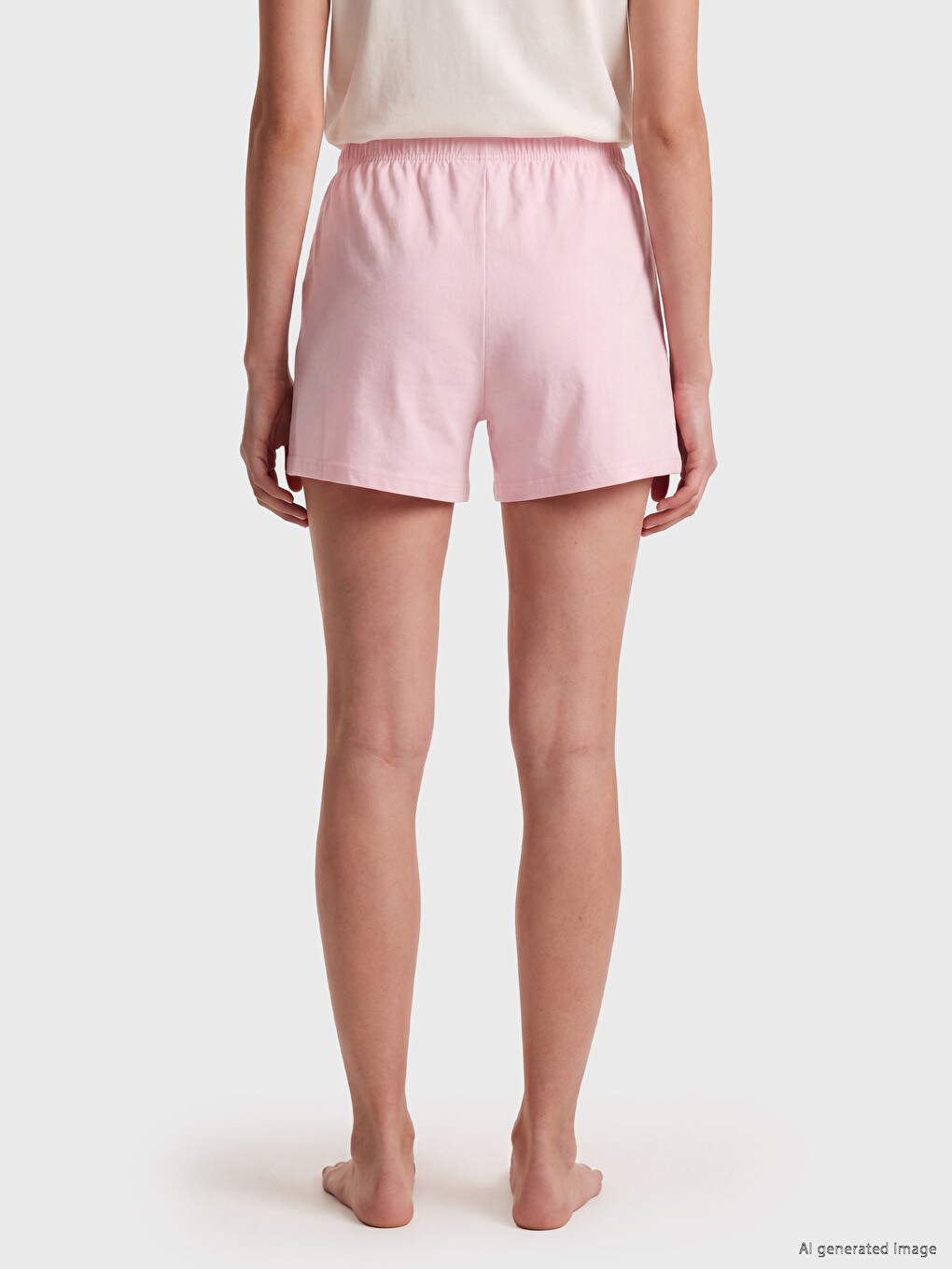 Elastic Waist Women's Shorts Pyjamas Bottom 2 Pack-3