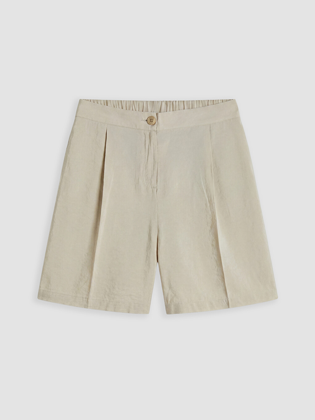 Woman Beige Shorts-4