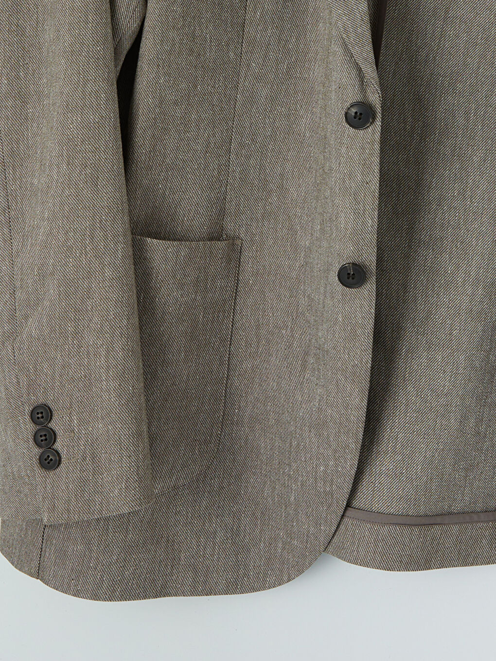 Kahverengi Regular Fit Erkek Blazer Ceket-3