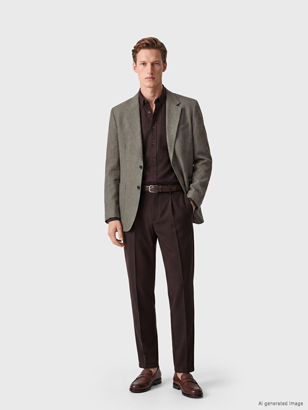 Regular Fit Men's Blazer Jacket-1