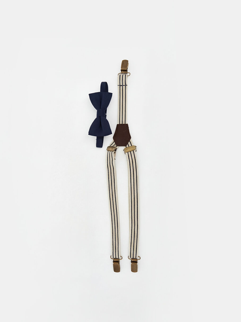 Karışık Erkek Çocuk Papyon ve Pantolon Askısı-1