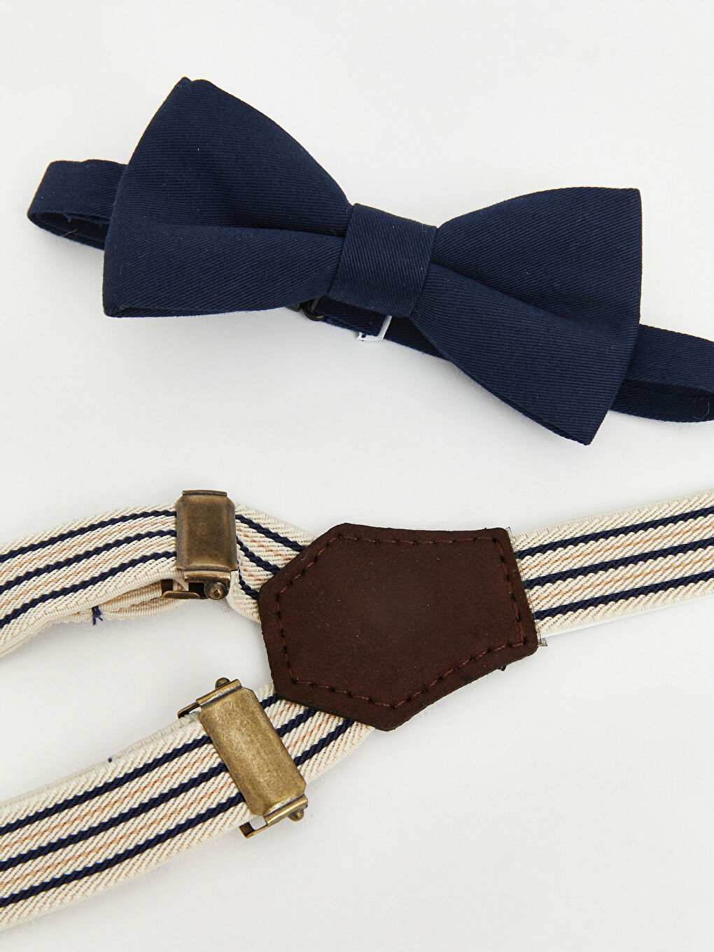 Karışık Erkek Çocuk Papyon ve Pantolon Askısı-2