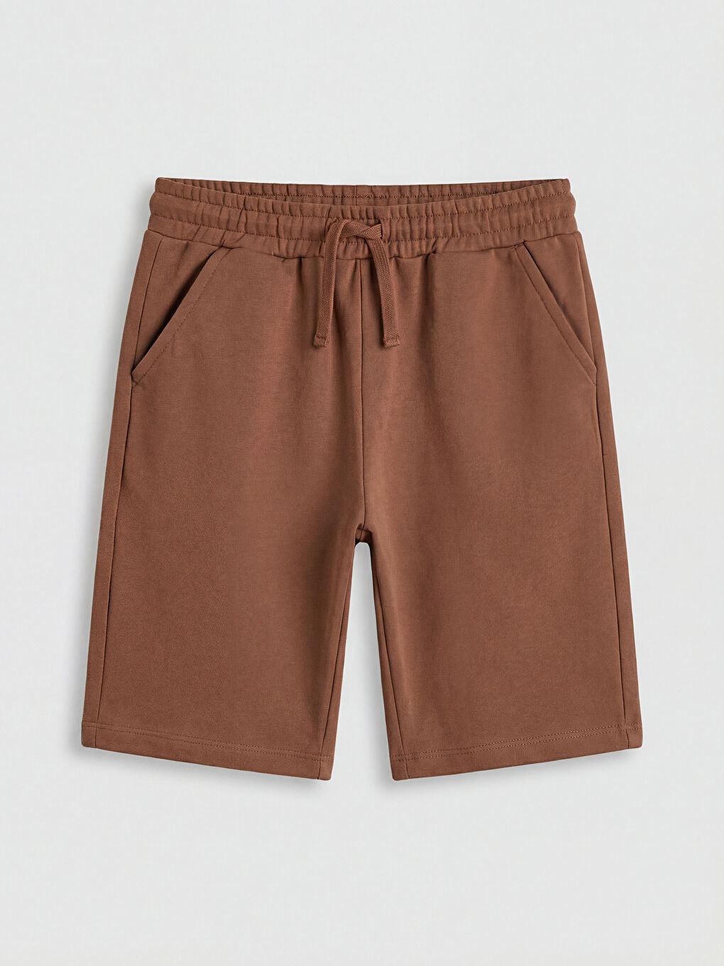 Bej Baskılı Erkek Çocuk Tişört ve Şort-3