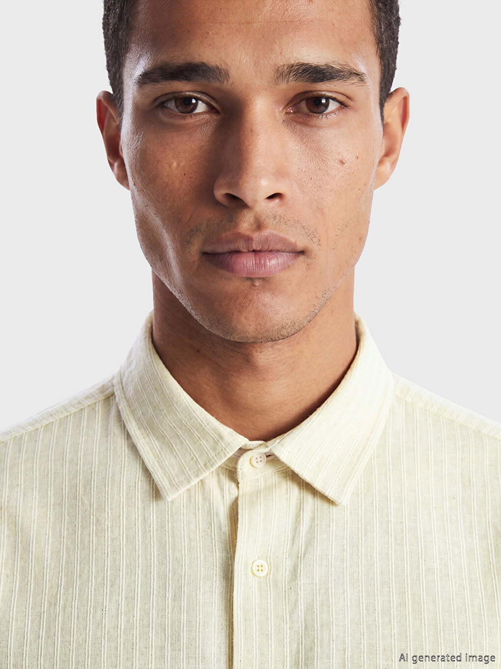 Regular Fit Striped Textured Men's Shirt-2