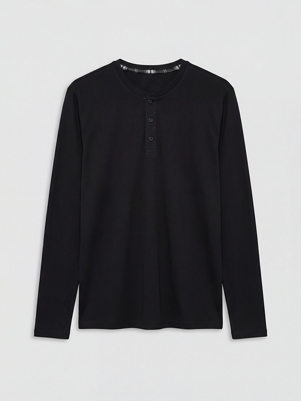 Siyah Standart Kalıp Erkek Pijama Takımı-1