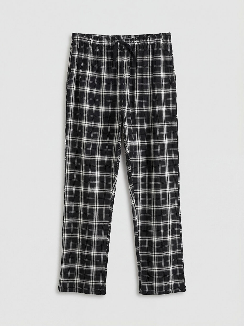 Siyah Standart Kalıp Erkek Pijama Takımı-3