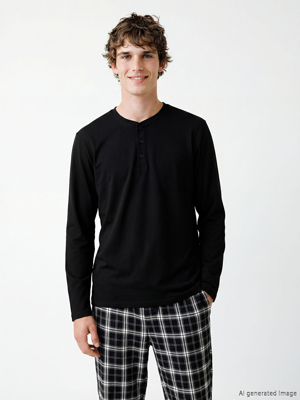 Ensemble de pyjama NOIR Homme-1
