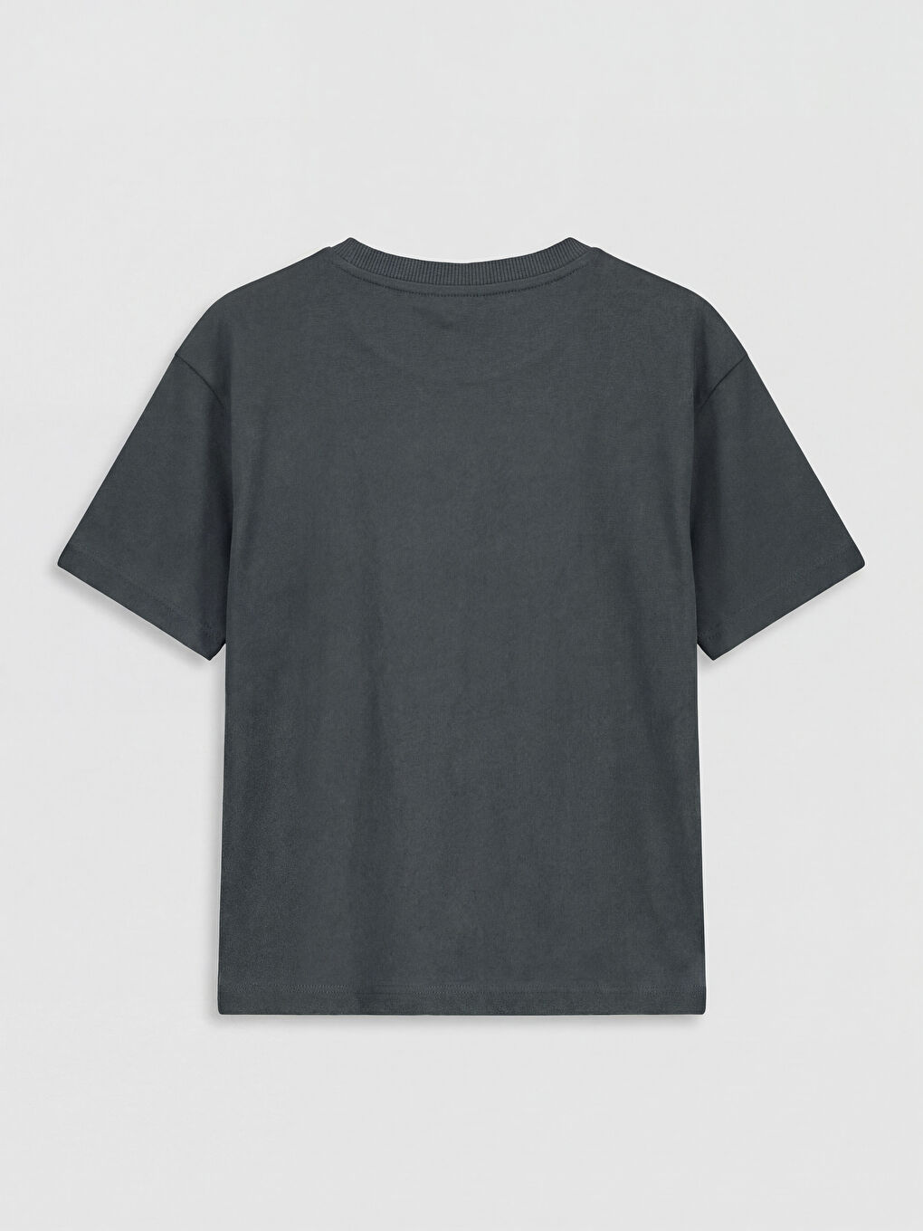 Antrasit Minecraft Baskılı Erkek Çocuk Tişört-1