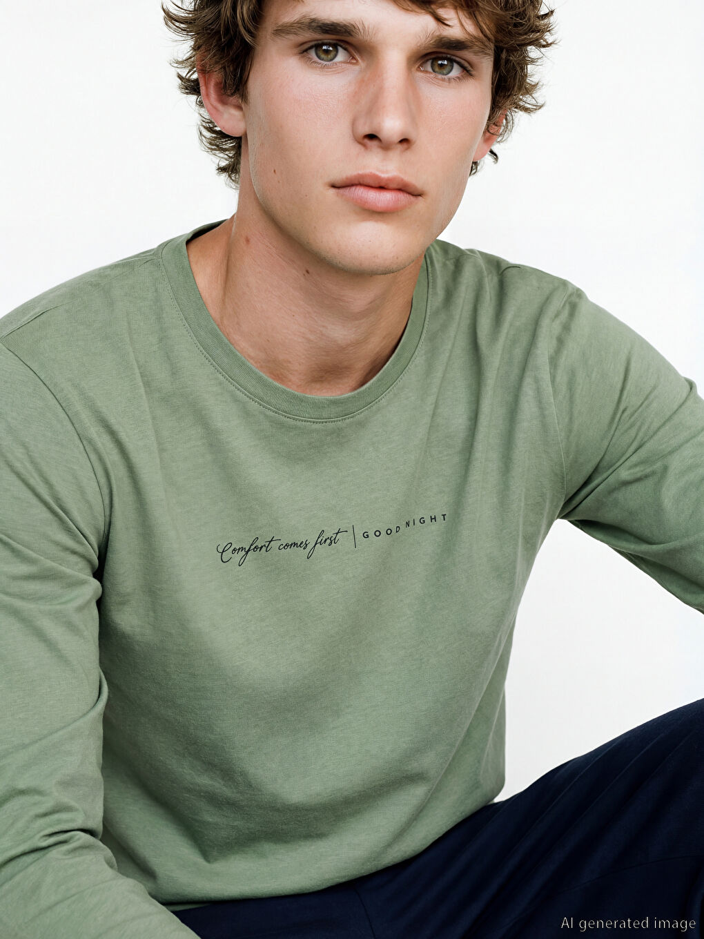 Standard Fit Printed Men's Pyjama Set-2